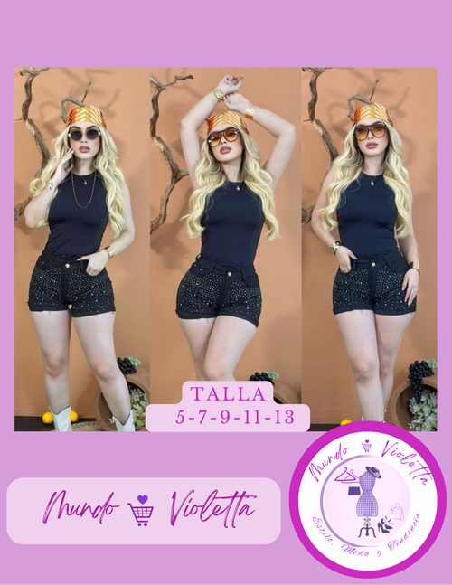 SHORT TIPO MEZCLILLA MV02