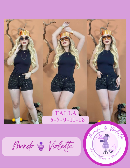 SHORT TIPO MEZCLILLA MV02