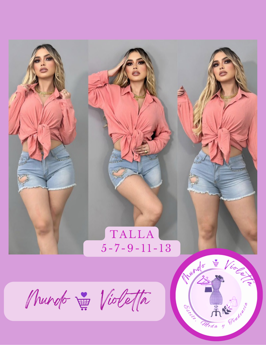 SHORT TIPO MEZCLILLA MV04