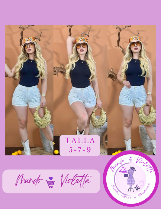 SHORT TIPO MEZCLILLA MV08